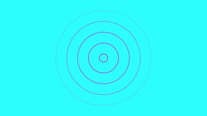 Abstract radio waves icon background. Radio waves circle background illustration.