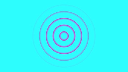 Technology radio waves icon background. Radio waves circle background illustration.