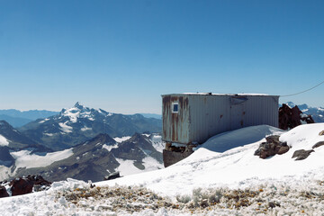 ski resort in the mountains