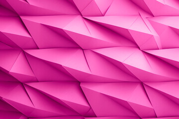 Naklejka premium Bright Pink Folded Wave Background