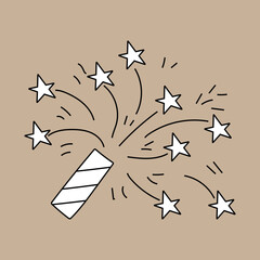 Doodle Winter Clipart: Hand-drawn Winter Clipart: Outline Winter Graphics