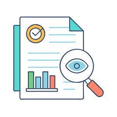 audit icon, audit vector illustration-simple illustration of audit, perfect for audit logos and icons