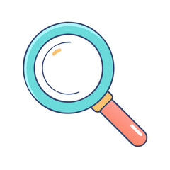 magnifying glass icon, magnifying glass vector illustration-simple illustration of magnifying glass, perfect for magnifying glass logos and icons