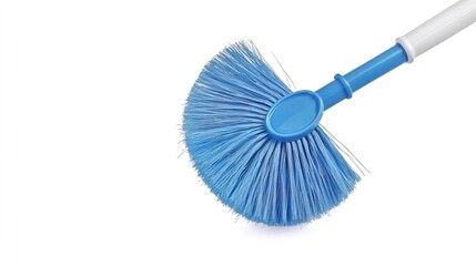 Blue Cleaning Brush with Soft Bristles for Household Tasks