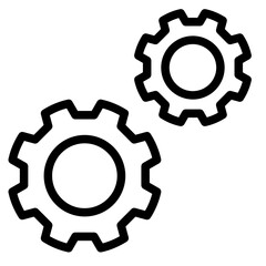 interaction setting icon vector illustration