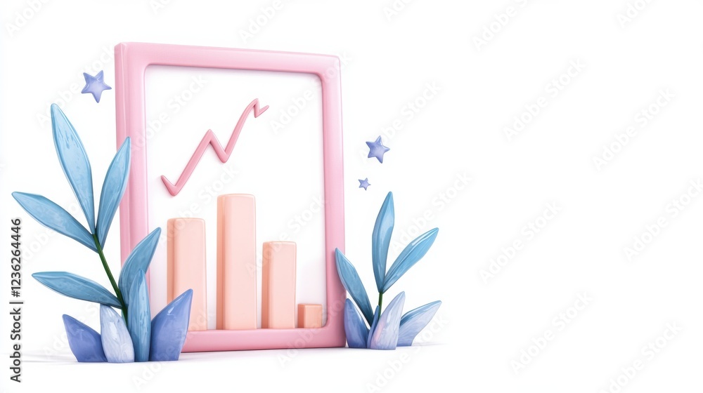 Aufkleber stylized icon or symbol representing data analytics financial reporting and business performance tra