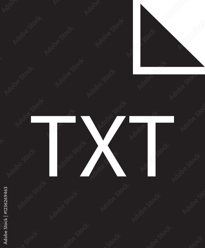 Poster file icon. format of document on computer flat symbol. txt file sign. audio extension graphic multim