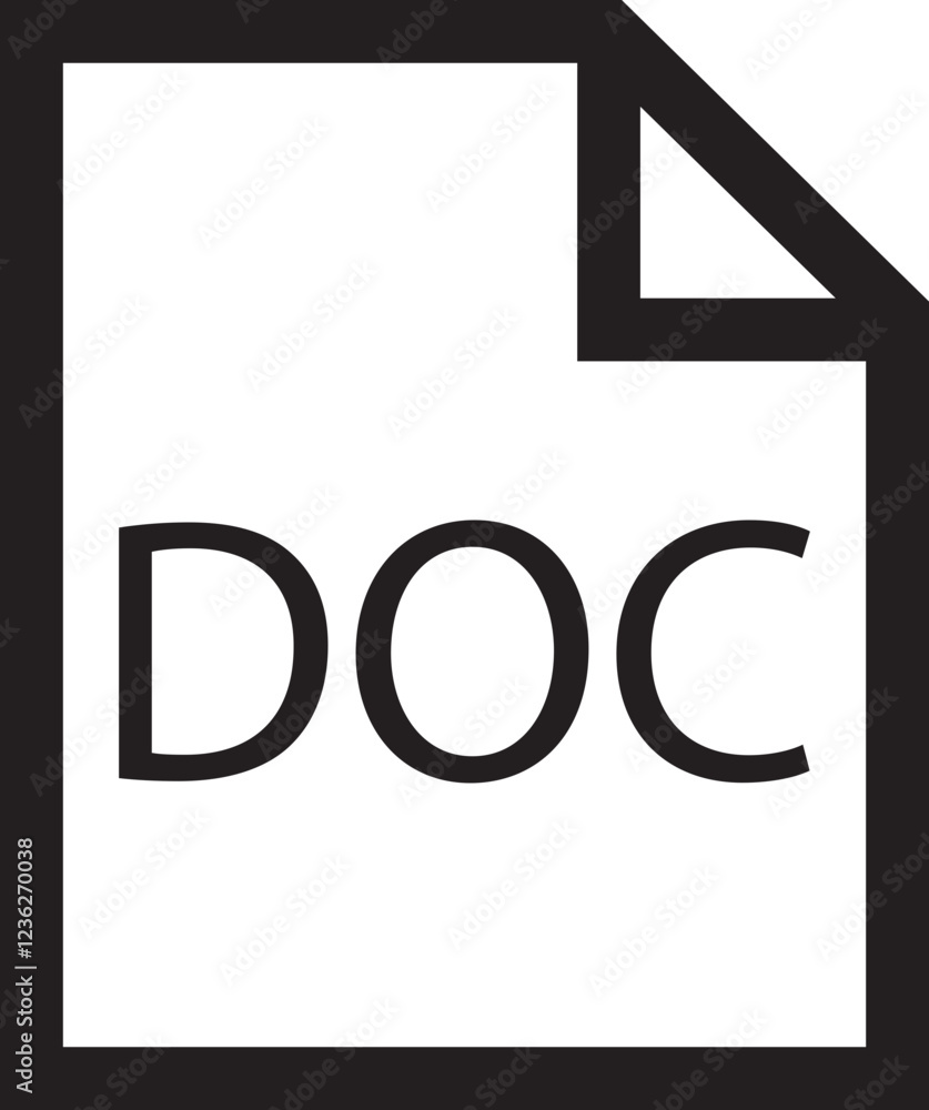 Poster file icon. format of document on computer outline symbol. doc file sign. audio extension graphic mul