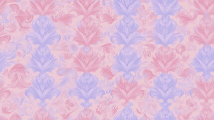 Colorful Staggered Rows of Art-inspired Floral Patterns