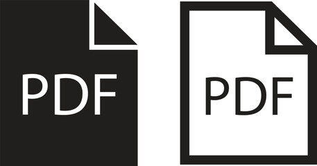 File icons set. Format of document on computer flat and line symbols. PDF file signs. Audio extension multimedia application software folder. Presentation designs isolated on transparent background.