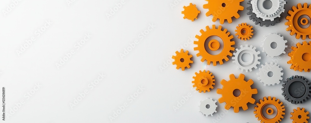 Poster icon symbolizing the automation and of financial capital expenditure analysis through the use of adv