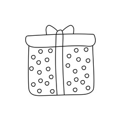 Hand-drawn Winter Clipart: Kawaii Winter Clipart: Outline Winter Doodles