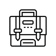 briefcase line icon. vector icon for your website, mobile, presentation, and logo design.