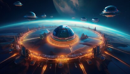 alien reconnaissance units scanning earth before attack