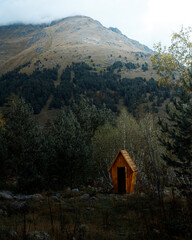 house in the mountains