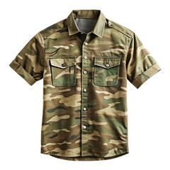 Naklejka premium green T- shirt isolated on white