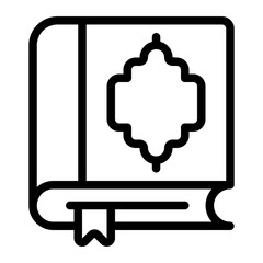 Quran line icon