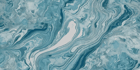 Obraz premium Seamless wave water ocean soft blue curve line background. Water ocean wave white and soft blue aqua, teal texture. Vector sea, wave, water background.