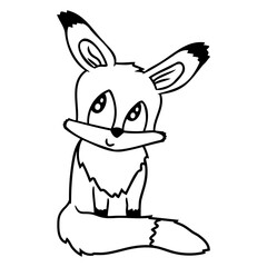 Red Fox Forest Animal Cunning Smart Cute Wild Dog Design Lover Art Vector Illustration Card T-Shirt Poster Sticker Graphic Print Decorative Drawing Isolated Logo Decoration Symbol Creative Cool Style
