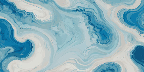 Art teal soft blue sea water ocean wavy and silver marble texture background. Water  ocean wave white and soft blue aqua, teal and marble texture
