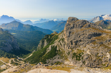 Lagazuoi Fanesgruppe Dolomites Kaiser Jäger via ferrata