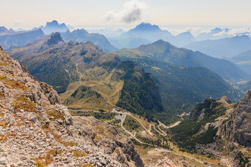 Lagazuoi Fanesgruppe Dolomites Kaiser Jäger via ferrata