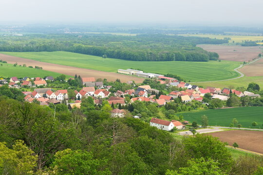 Blick auf Collm bei Wermsdorf