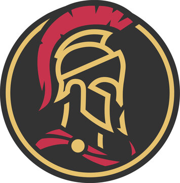 recommend clip art: Spartan warrior logo, emblem.