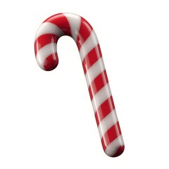 Traditional Red and White Candy Cane with Glossy Finish.