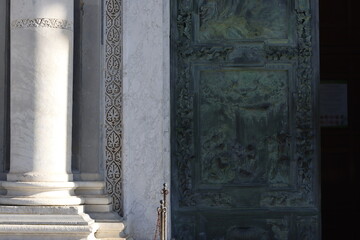 Architectonic heritage in the old town of Pisa, italy