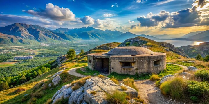 Albania Military Bunker Ruins | Historic Wartime Relics Amidst Scenic Landscapes