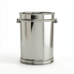 Ice Stainless Steel Tank Metallic storage container with handles