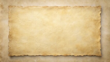 A solitary sheet of aged paper, its edges browned and uneven, sits atop a textured background, ready to be inscribed with a timeless tale.