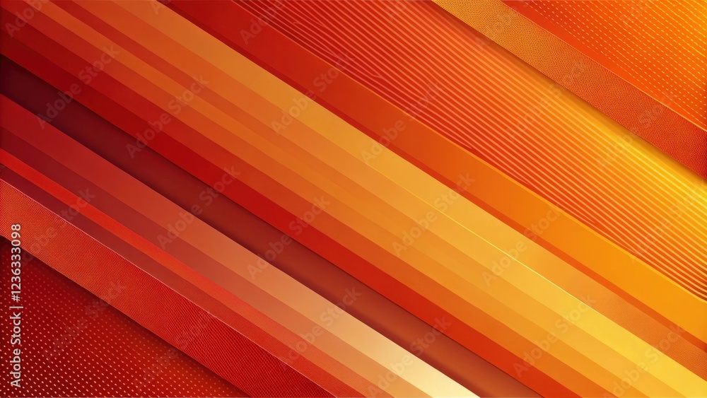 Aufkleber abstract background with diagonal stripes in warm colors