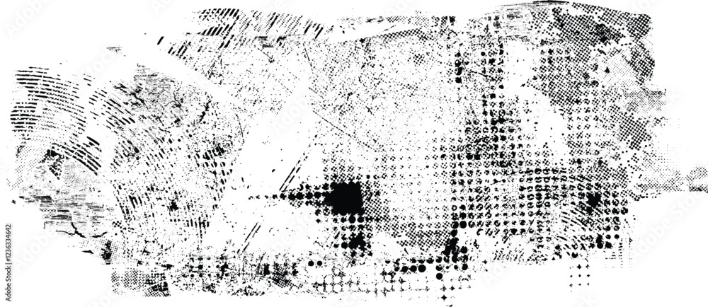 Poster Vector border frames with rough edges . Irregular frame template collection . distress texture . Grunge frame borders isolated on the background . Rough edges effect . 