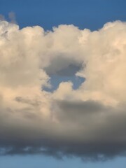 Skyscape of Pyeongtaek, Gyeonggi-do, Korea, taken by myself (clouds that look like an X)