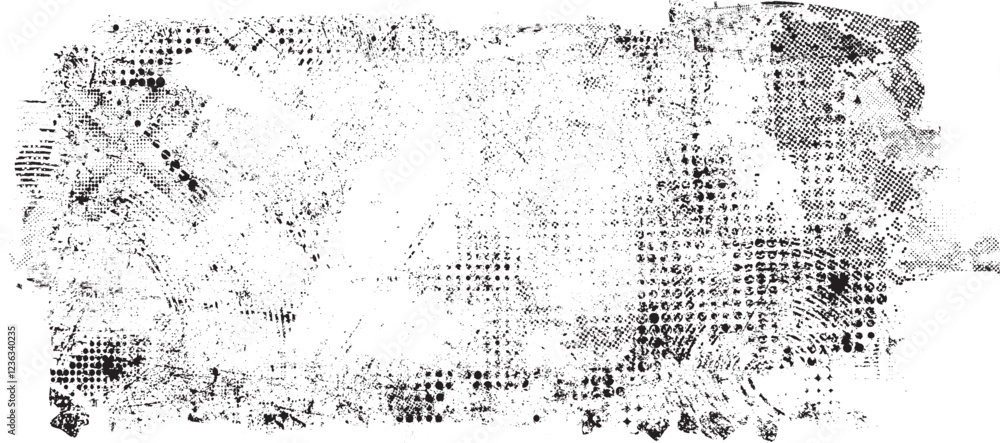 Poster Vector border frames with rough edges . Irregular frame template collection . distress texture . Grunge frame borders isolated on the background . Rough edges effect . 