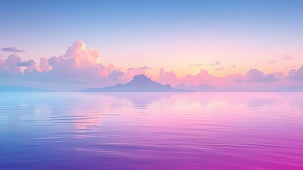 Serene Ocean Sunset