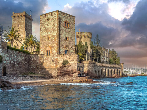 Ch&acirc;teau de Mandelieu la Napoule sur la C&ocirc;te d'Azur