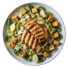 grilled meat with vegetables