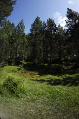 Summer Hike in Andorra, Pyrenees mountains