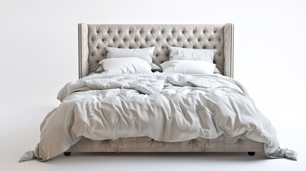 A King Bed is a spacious and luxurious mattress designed for ultimate comfort. Measuring 76 inches wide by 80 inches long, it offers ample space for couples or individuals who desire extra room to str