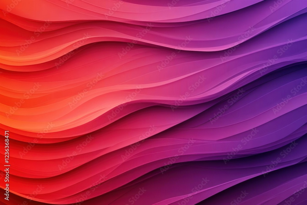Aufkleber vibrant abstract background featuring colorful wavy lines in vivid hues creating a dynamic and energ