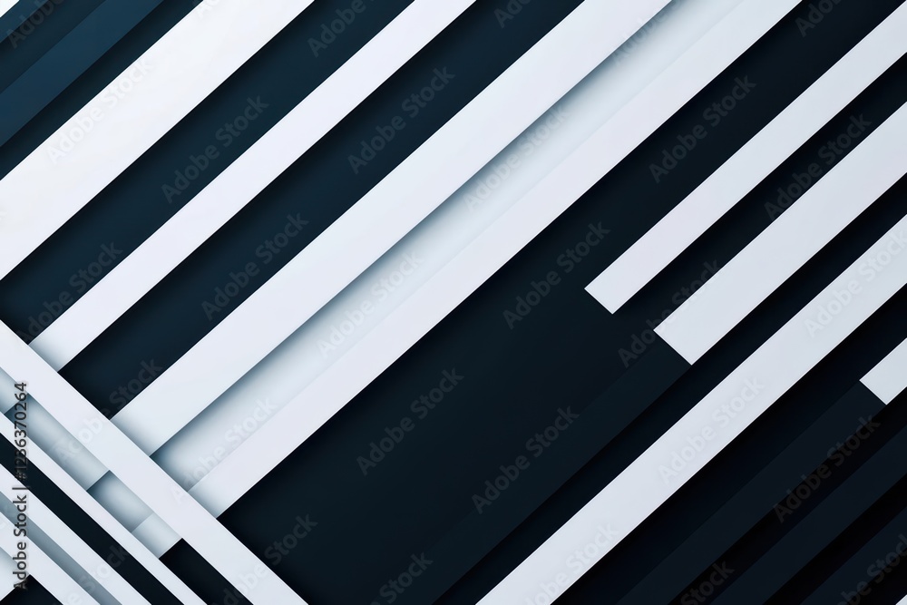 Aufkleber Elegant Black and White Lines Wallpaper Featuring Intricate Patterns and Textures Creating a Modern and Artistic Atmosphere for Contemporary Spaces