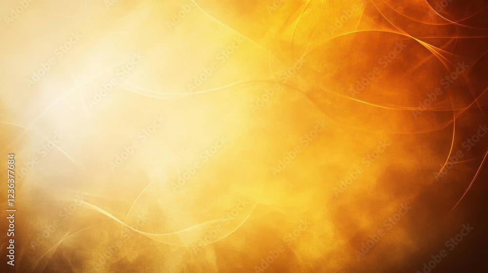 Poster vibrant yellow and black background illuminated by soft light creating an abstract and energetic atm
