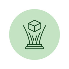 Hologram pentaglow, vector, pixel perfect, illustrator file 
