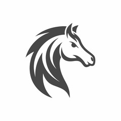 Elegant Horse Head Logo Design for Professional Branding.