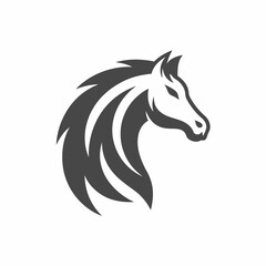Elegant Horse Head Logo Design for Professional Branding.