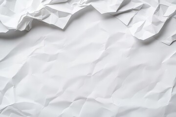 Obraz premium Textured White Crumpled Paper Background with Soft Shadows Creating a Minimalist and Elegant Aesthetic Ideal for Creative and Professional Use