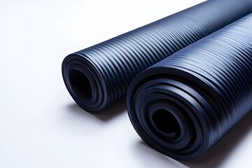 Rolled Yoga Mats: Fitness Exercise Equipment